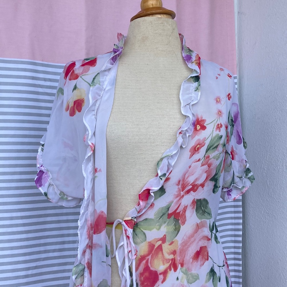 In Bloom Feminine Robe Floral Size M - Picture 3 of 10
